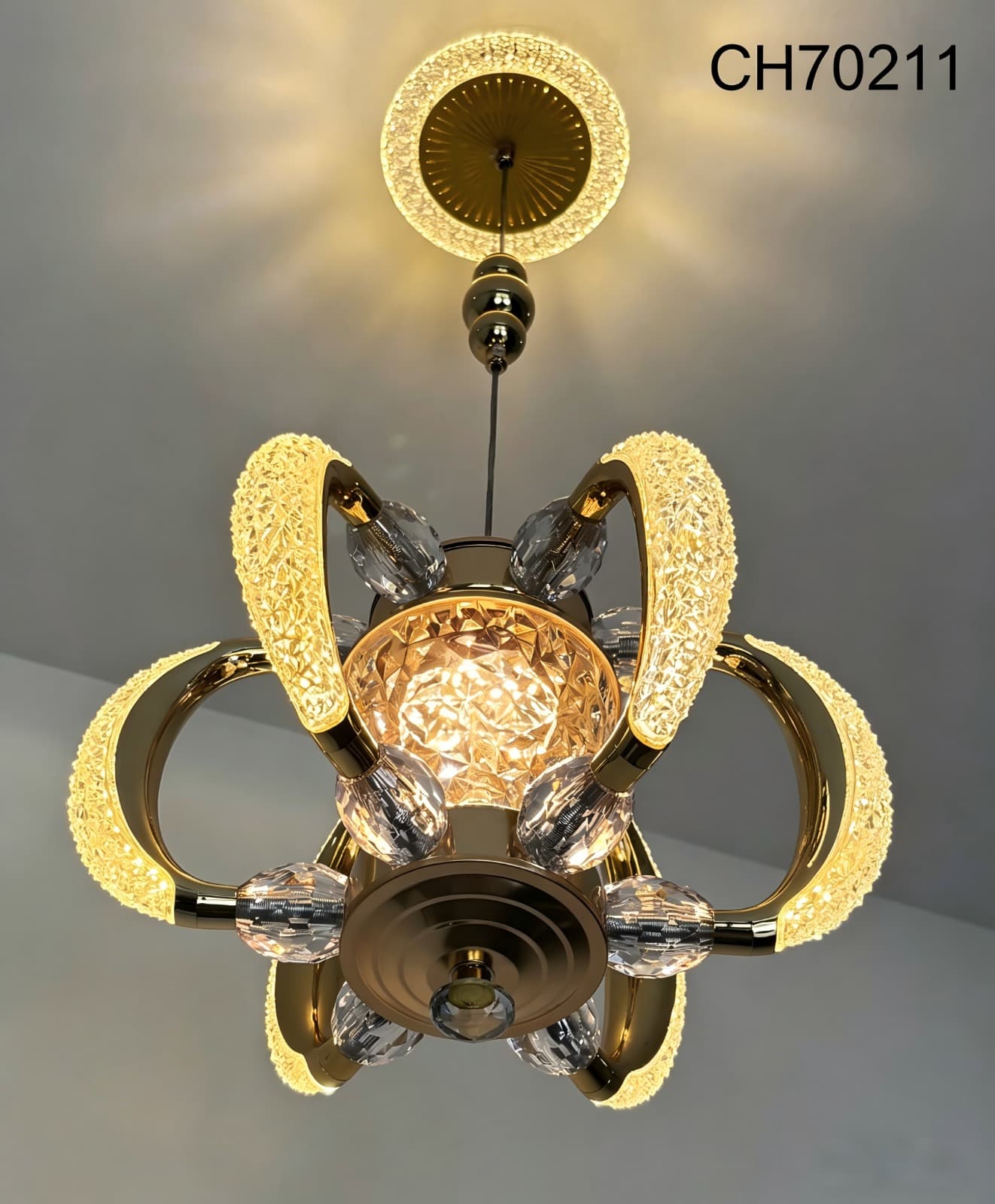 Petal Crystal Chandelier photo 1