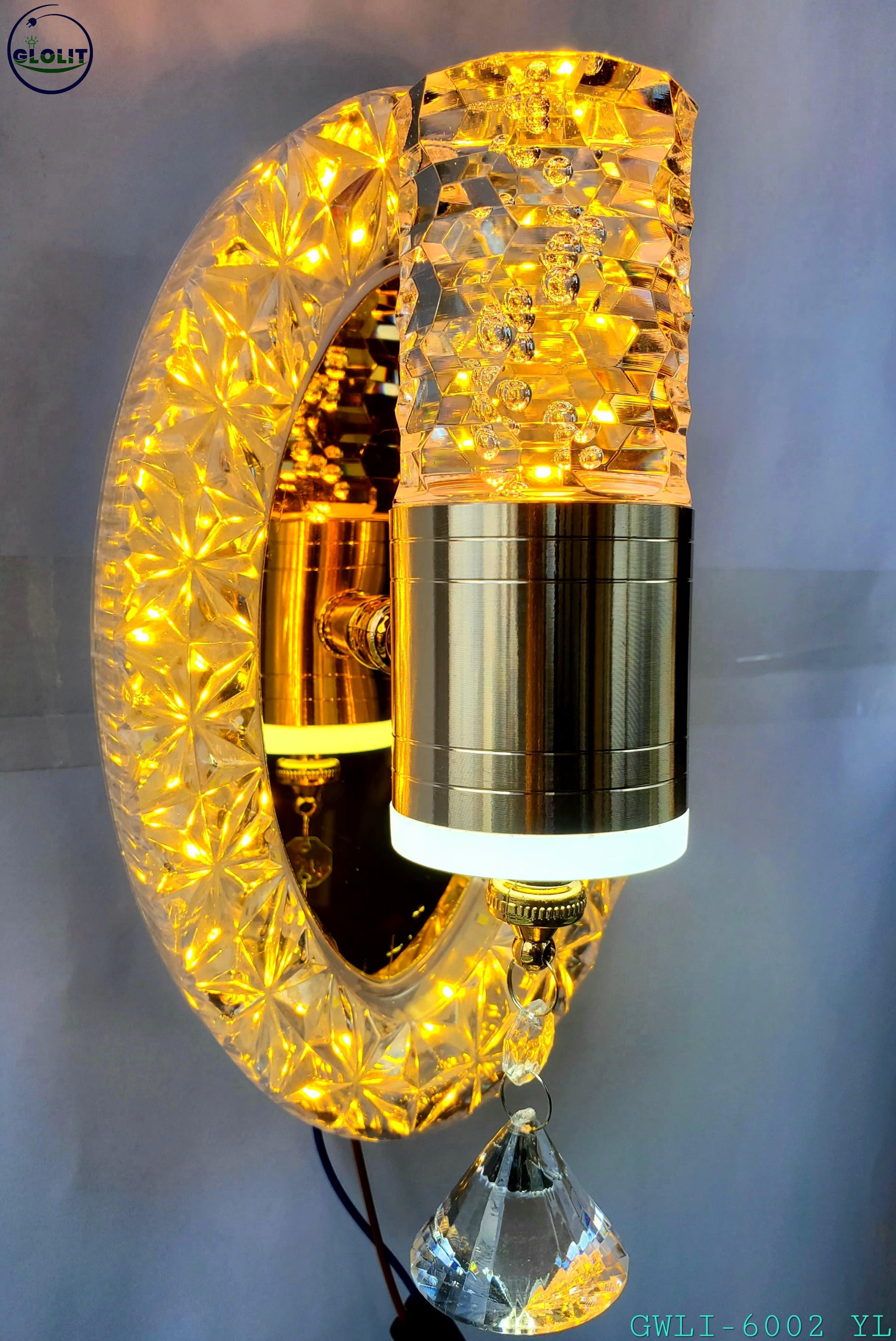 Crystal Oval Wall Sconce photo 1