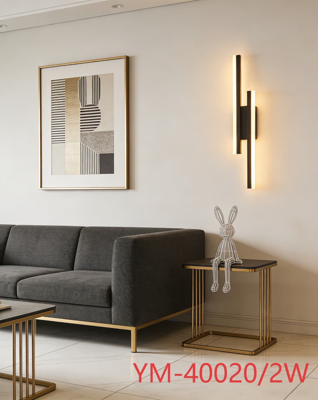 Vertical LED Wall Light photo 1