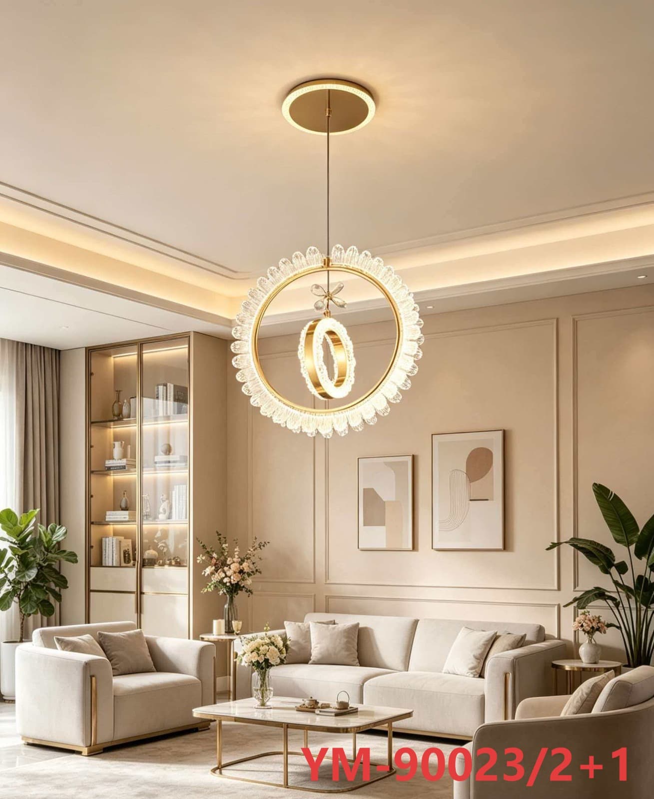 Circular Ceiling Chandelier photo 1